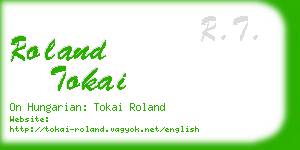 roland tokai business card